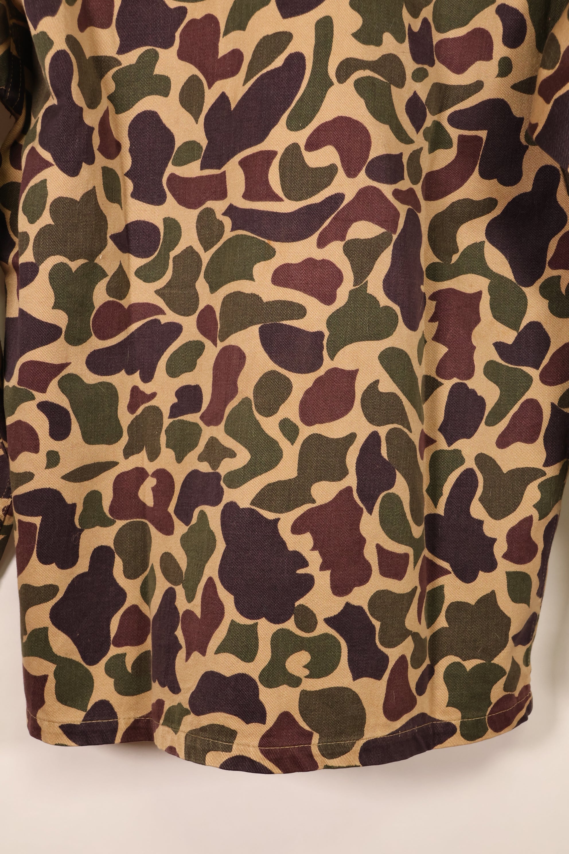 1960年代初頭　A-M程度　CIDG　ベオガム迷彩　Aisanカット　シャツ　ローカルメイド Frog Skin迷彩　中古品