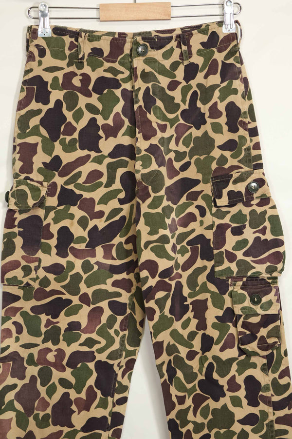 1960年代　CIDG　ベオガム迷彩　パンツ　ローカルメイド フロッグスキン迷彩　中古品