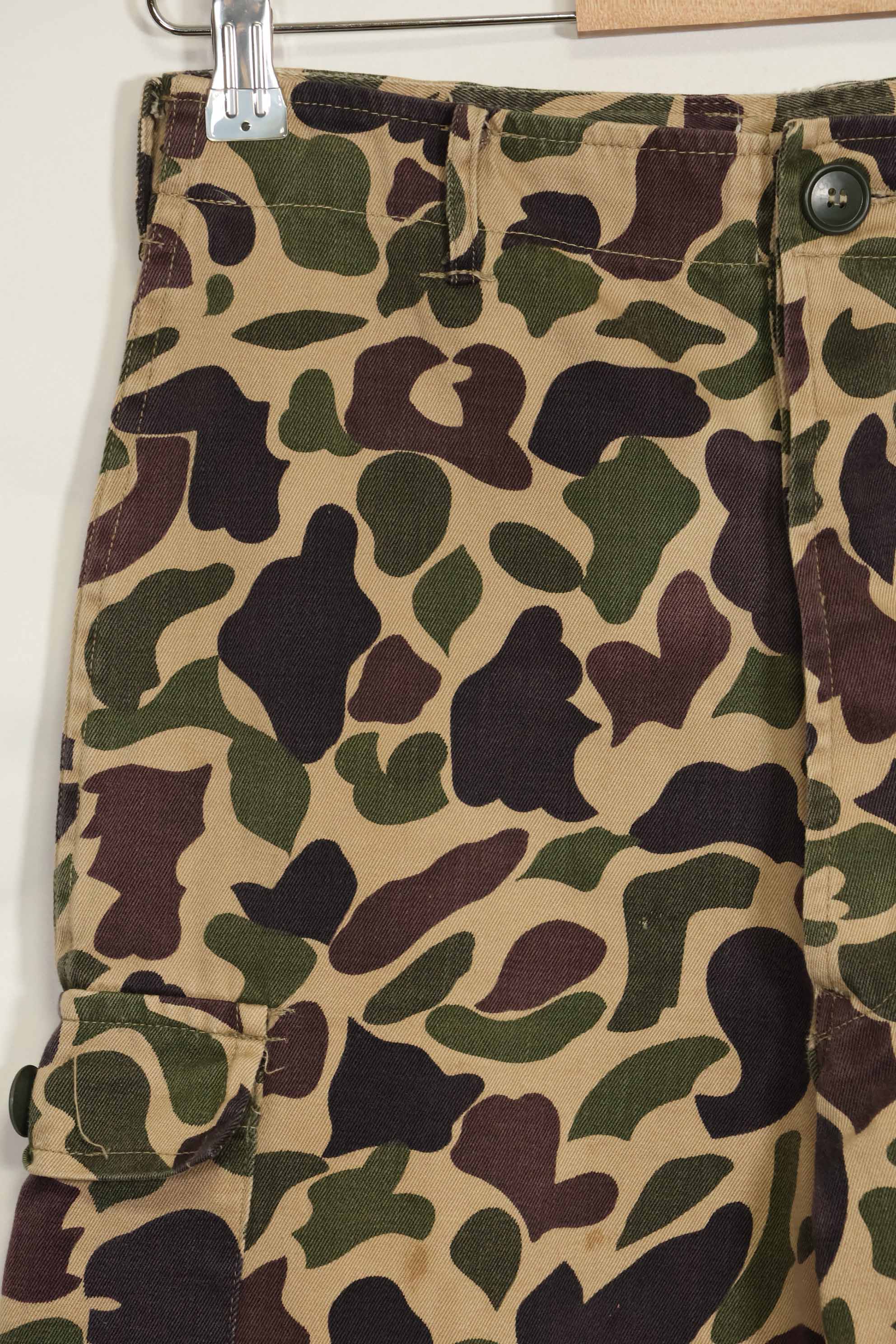 1960年代　CIDG　ベオガム迷彩　パンツ　ローカルメイド フロッグスキン迷彩　中古品
