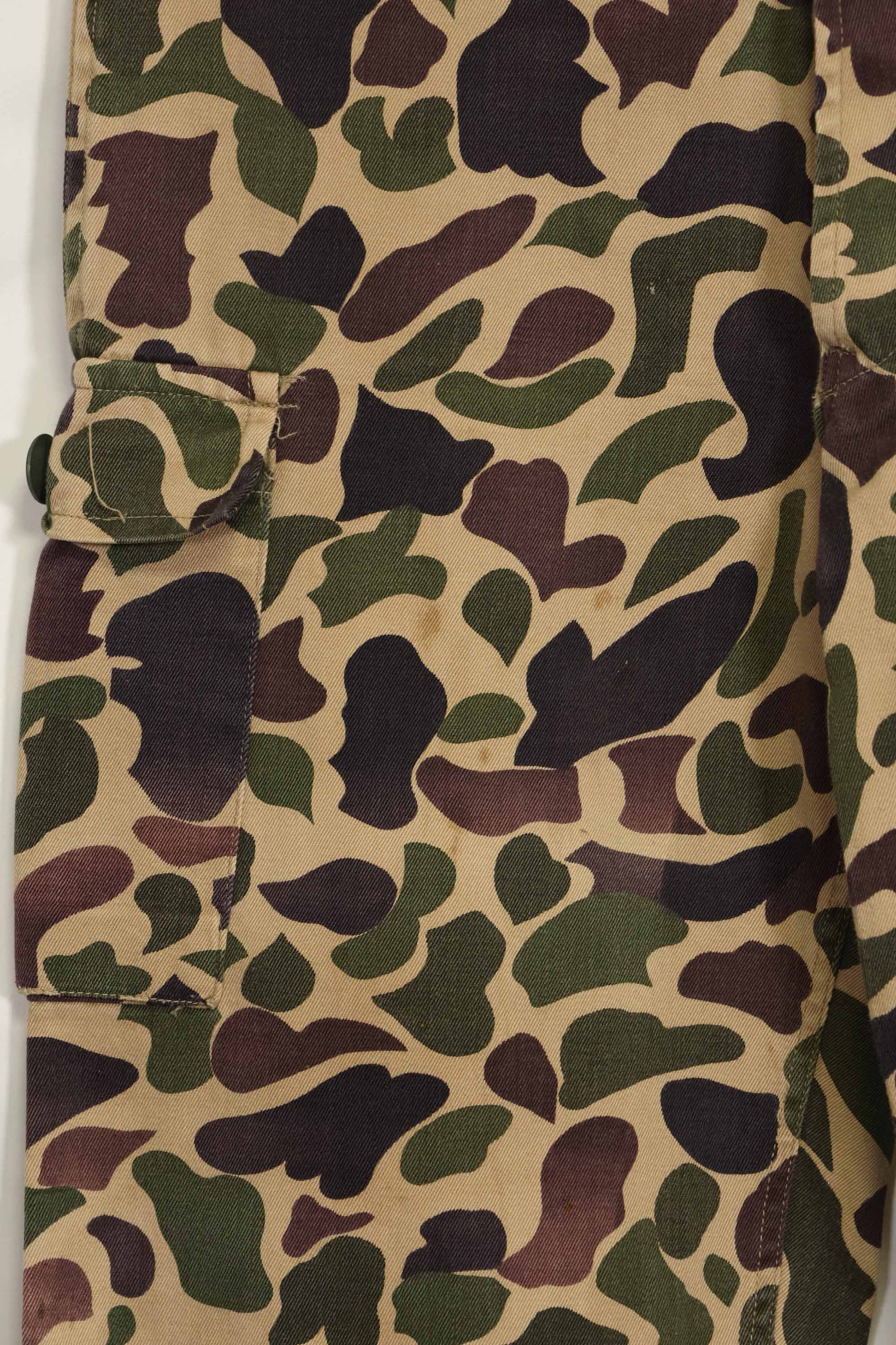 1960年代　CIDG　ベオガム迷彩　パンツ　ローカルメイド フロッグスキン迷彩　中古品