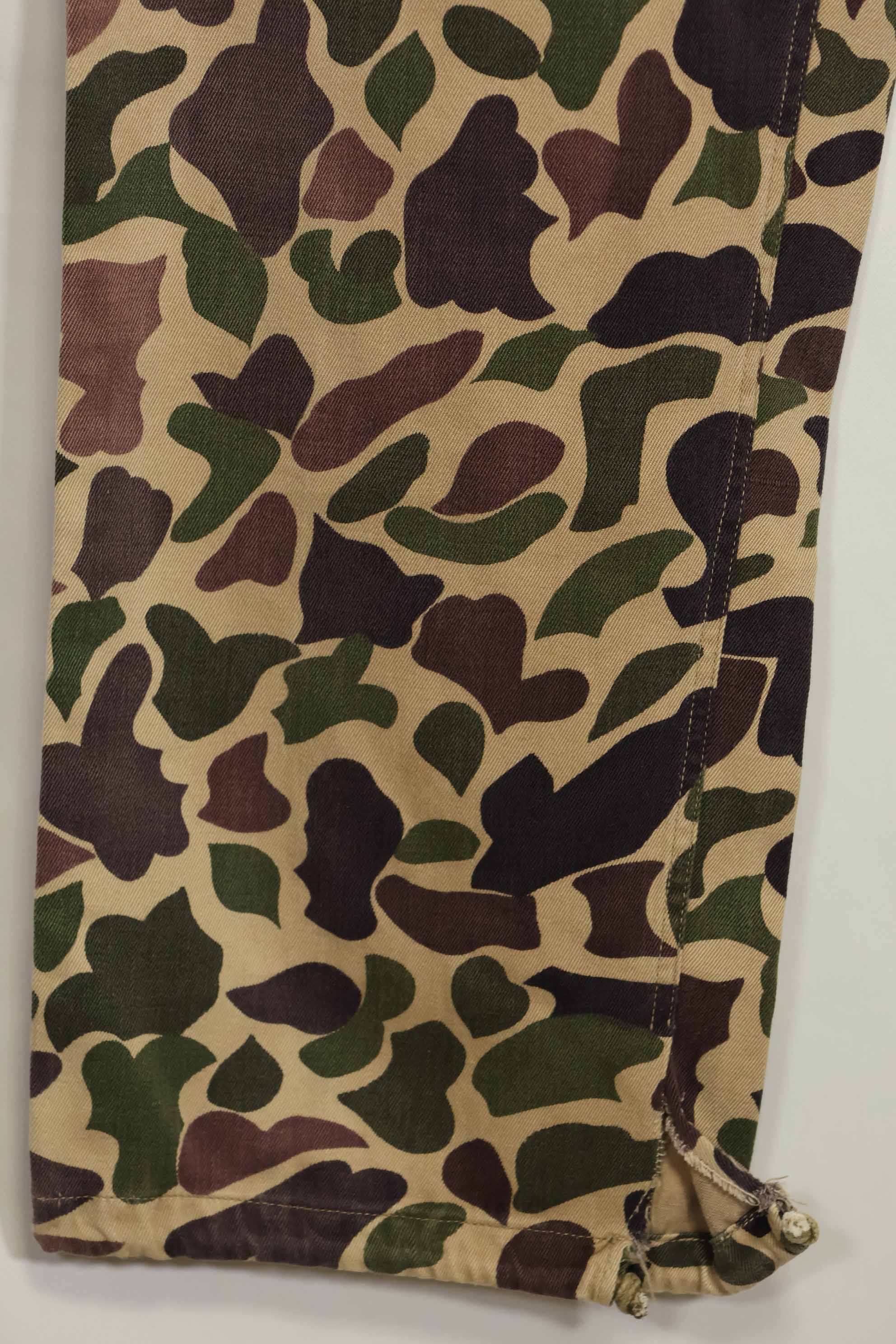 1960年代　CIDG　ベオガム迷彩　パンツ　ローカルメイド フロッグスキン迷彩　中古品