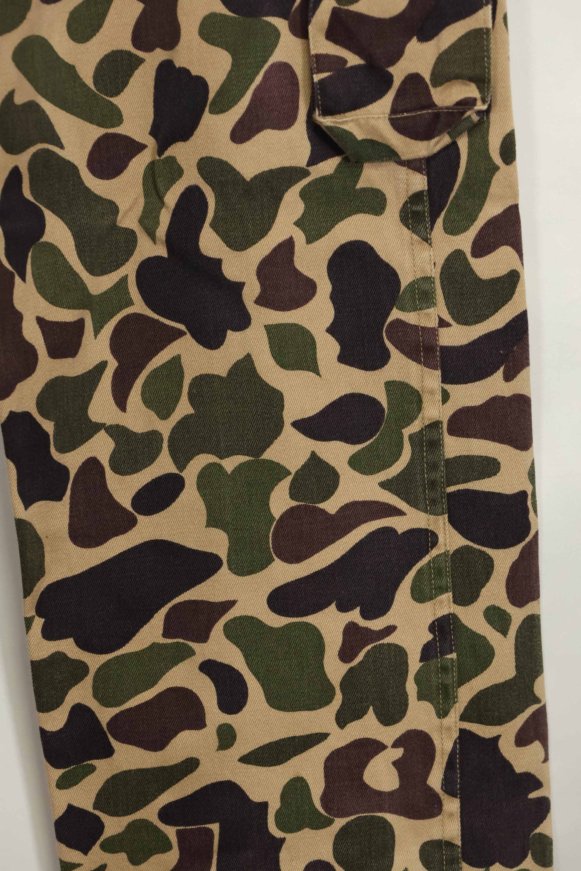 1960年代　CIDG　ベオガム迷彩　パンツ　ローカルメイド フロッグスキン迷彩　中古品