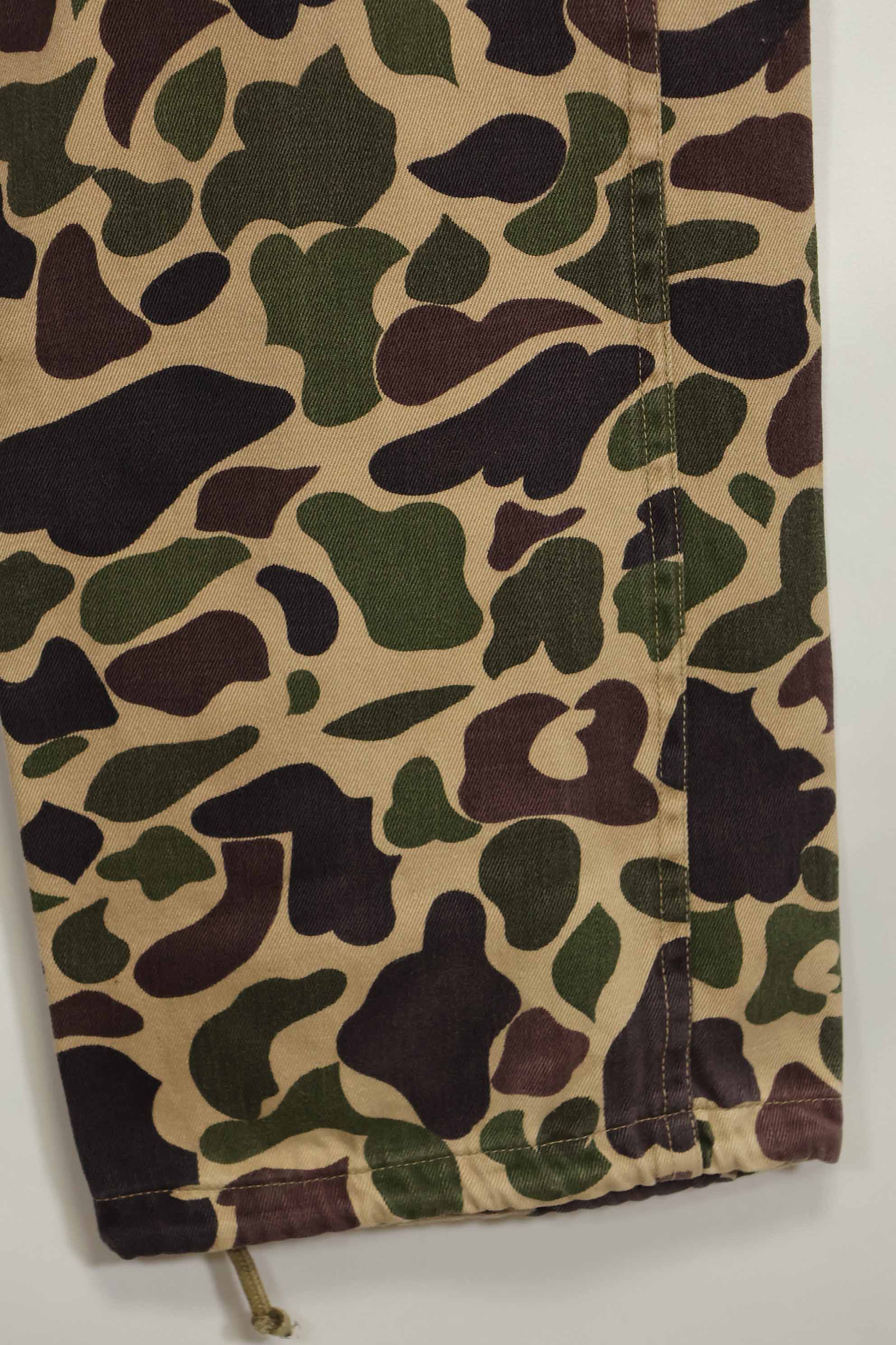 1960年代　CIDG　ベオガム迷彩　パンツ　ローカルメイド フロッグスキン迷彩　中古品