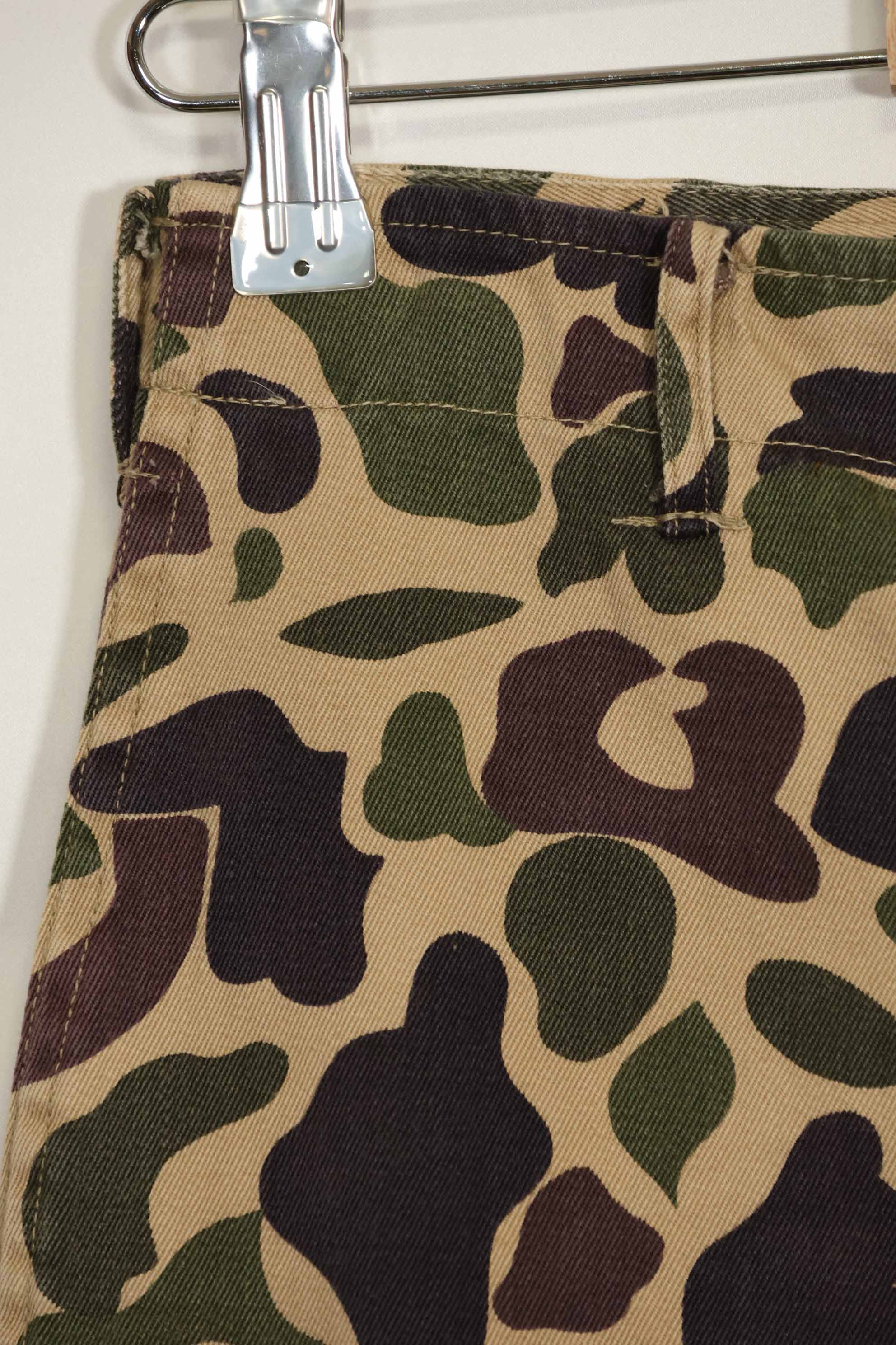 1960年代　CIDG　ベオガム迷彩　パンツ　ローカルメイド フロッグスキン迷彩　中古品