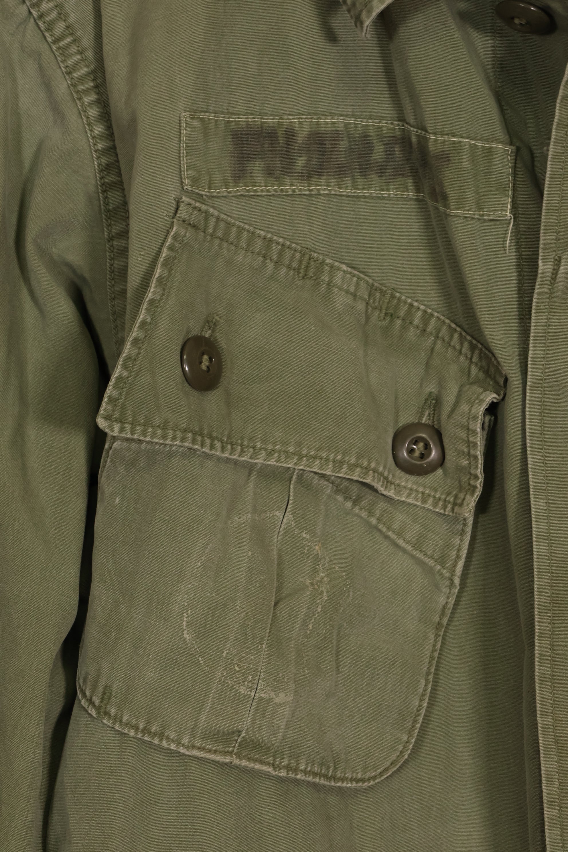 1962年〜64年契約　1st Model ジャングルファティーグ　ジャケット　MACV所属　中古品