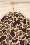 1960年代前半　A-M相当　CIDG　ベオガム迷彩　Asianカット　シャツ　ローカルメイド Frog Skin迷彩　中古品