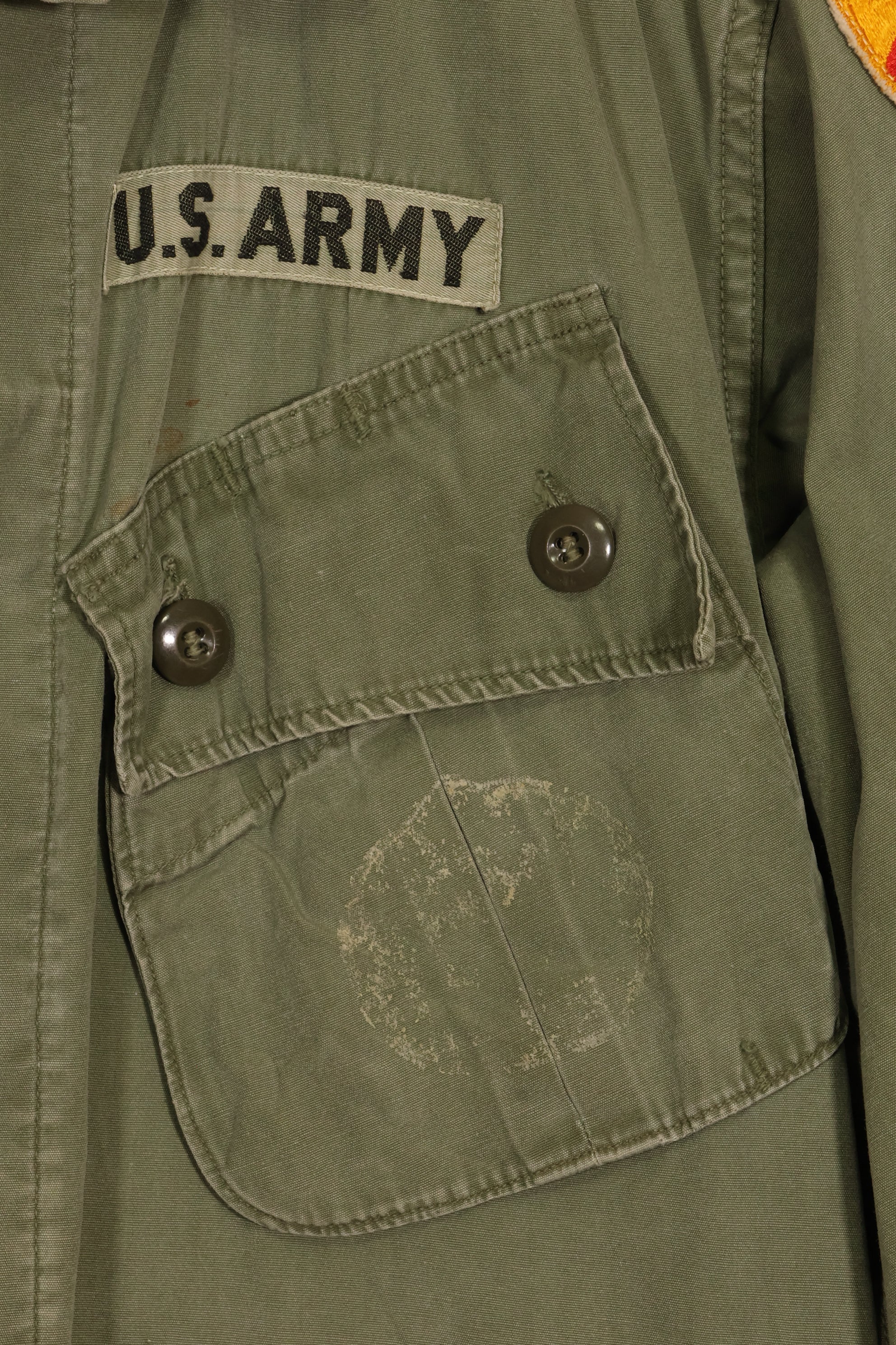 1962年〜64年契約　1st Model ジャングルファティーグ　ジャケット　MACV所属　中古品
