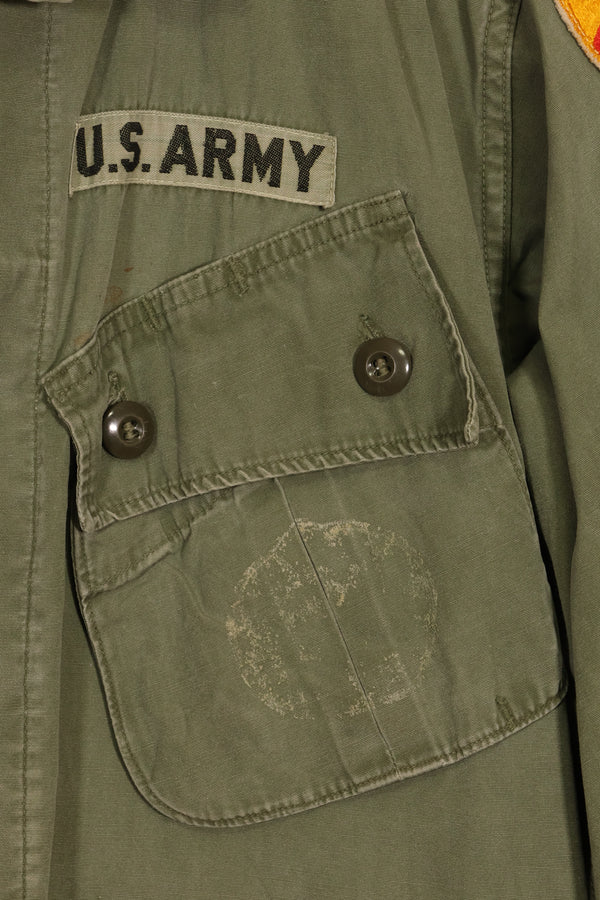 1962年〜64年契約　1st Model ジャングルファティーグ　ジャケット　MACV所属　中古品