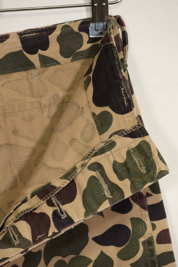 1960年代　CIDG　ベオガム迷彩　パンツ　ローカルメイド フロッグスキン迷彩　中古品