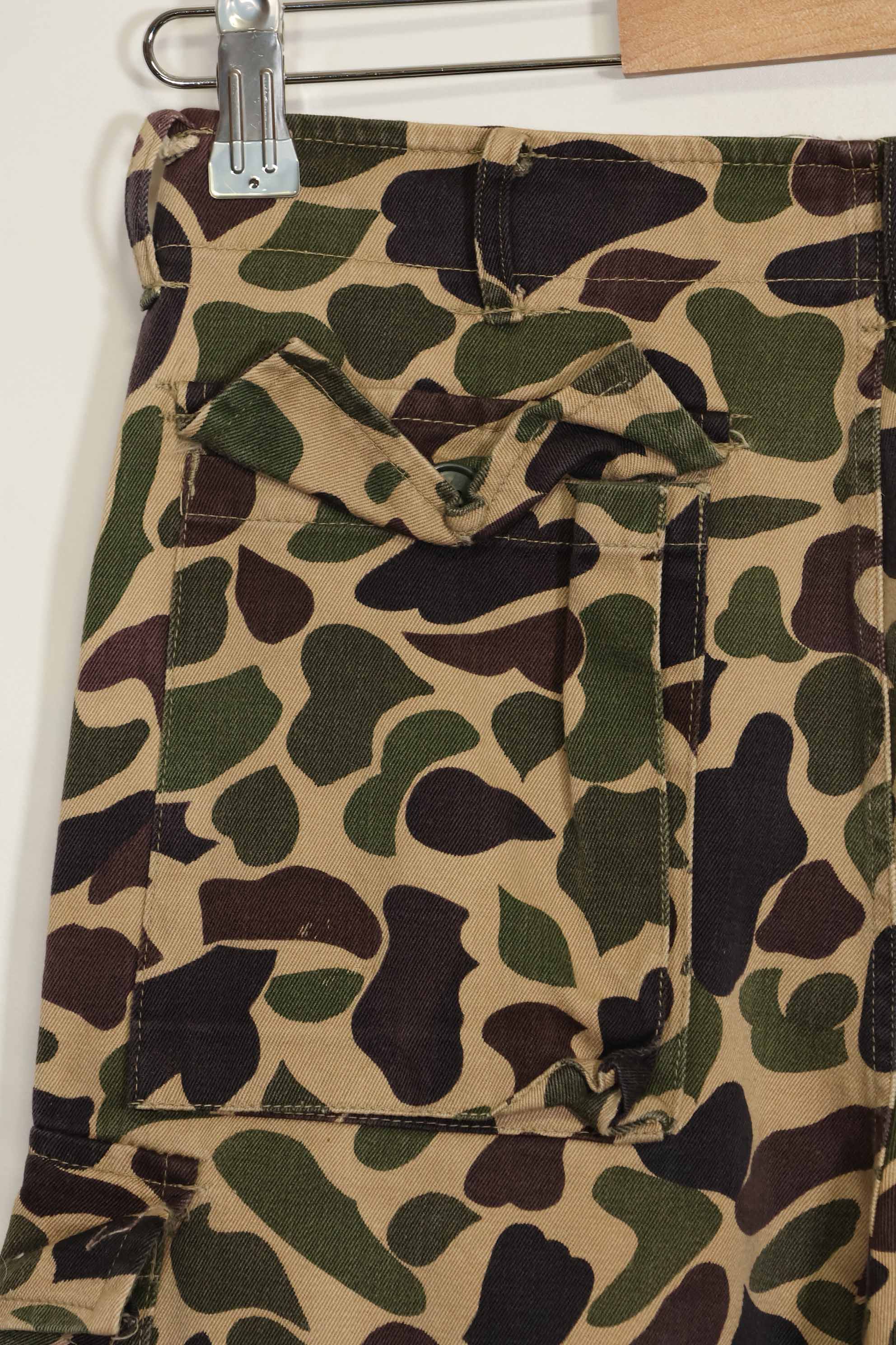 1960年代　CIDG　ベオガム迷彩　パンツ　ローカルメイド フロッグスキン迷彩　中古品