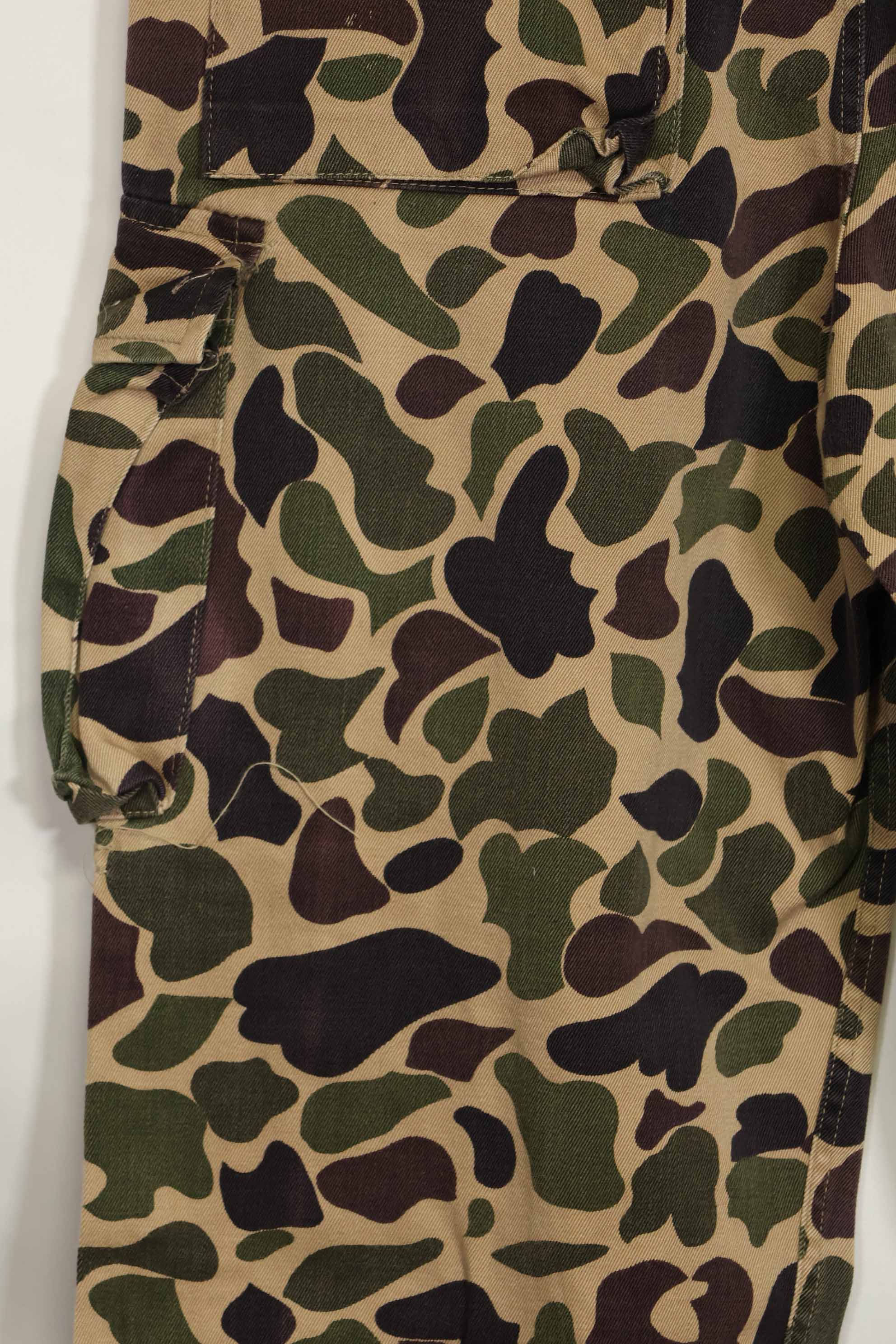 1960年代　CIDG　ベオガム迷彩　パンツ　ローカルメイド フロッグスキン迷彩　中古品