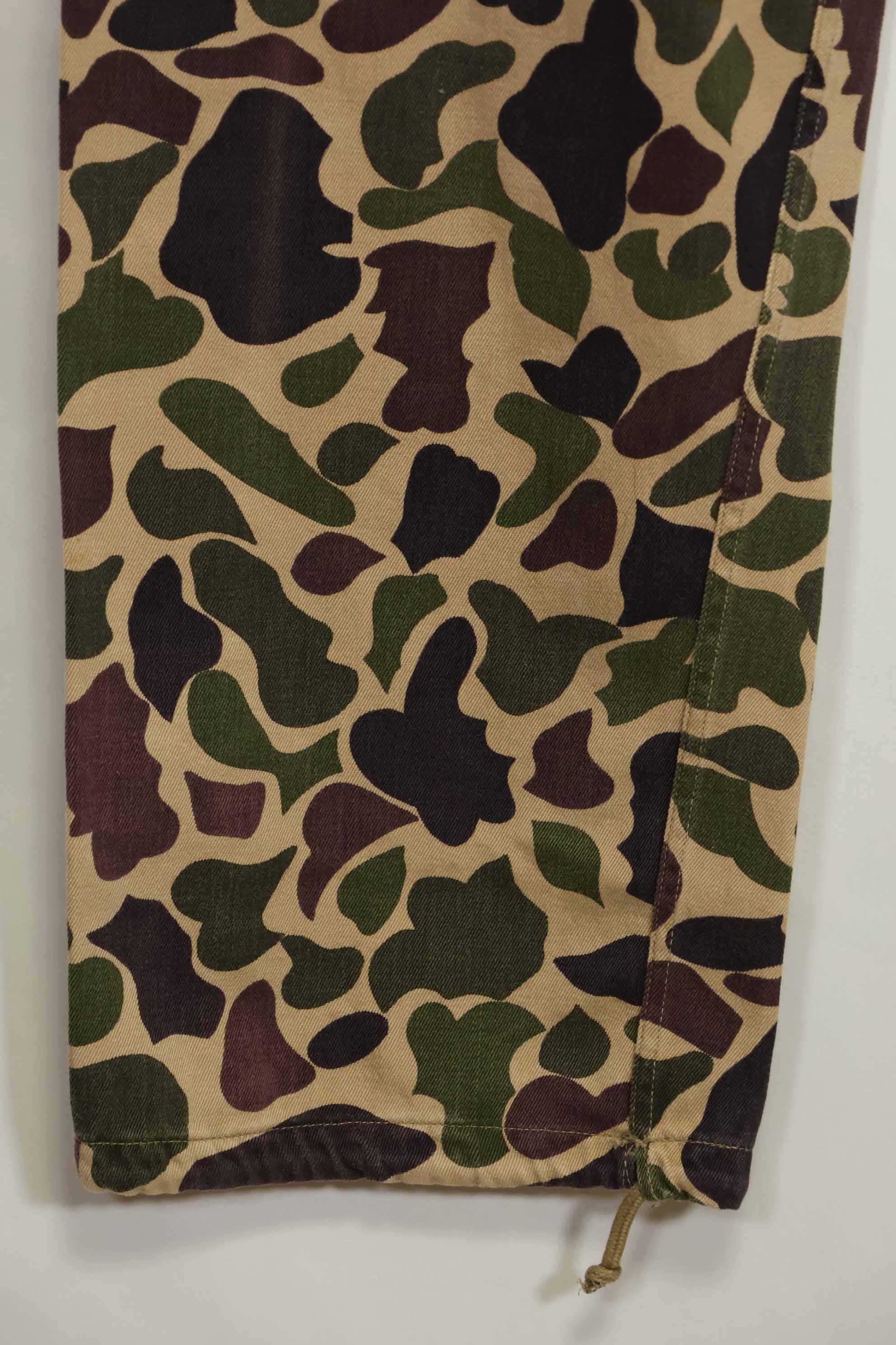 1960年代　CIDG　ベオガム迷彩　パンツ　ローカルメイド フロッグスキン迷彩　中古品
