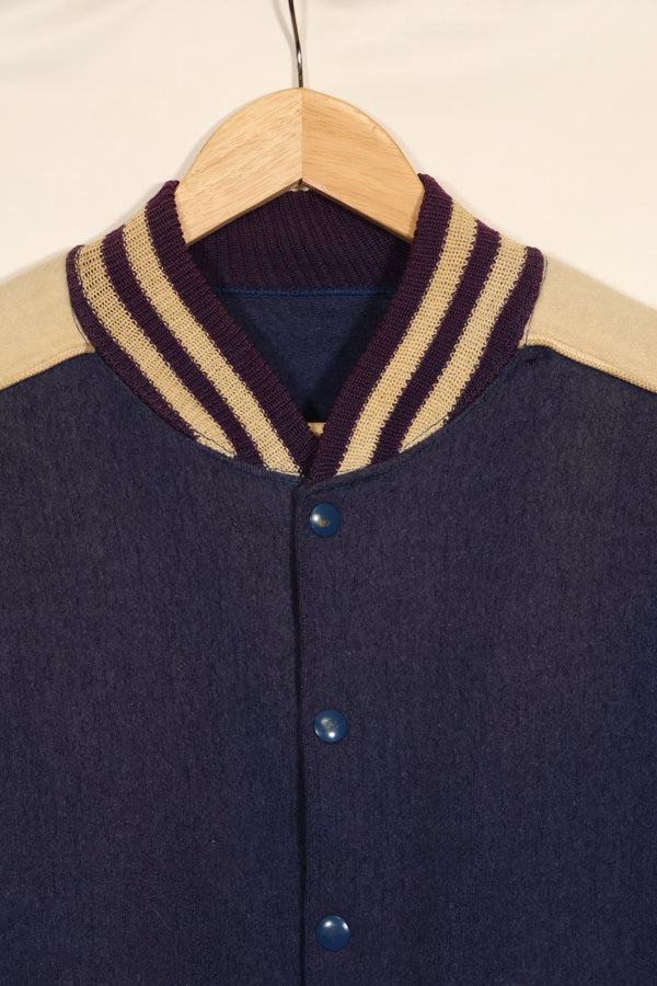 推定1940年代後半〜50年代　米軍パイロット私物　スタジアムジャケット　Erding空軍基地　中古品