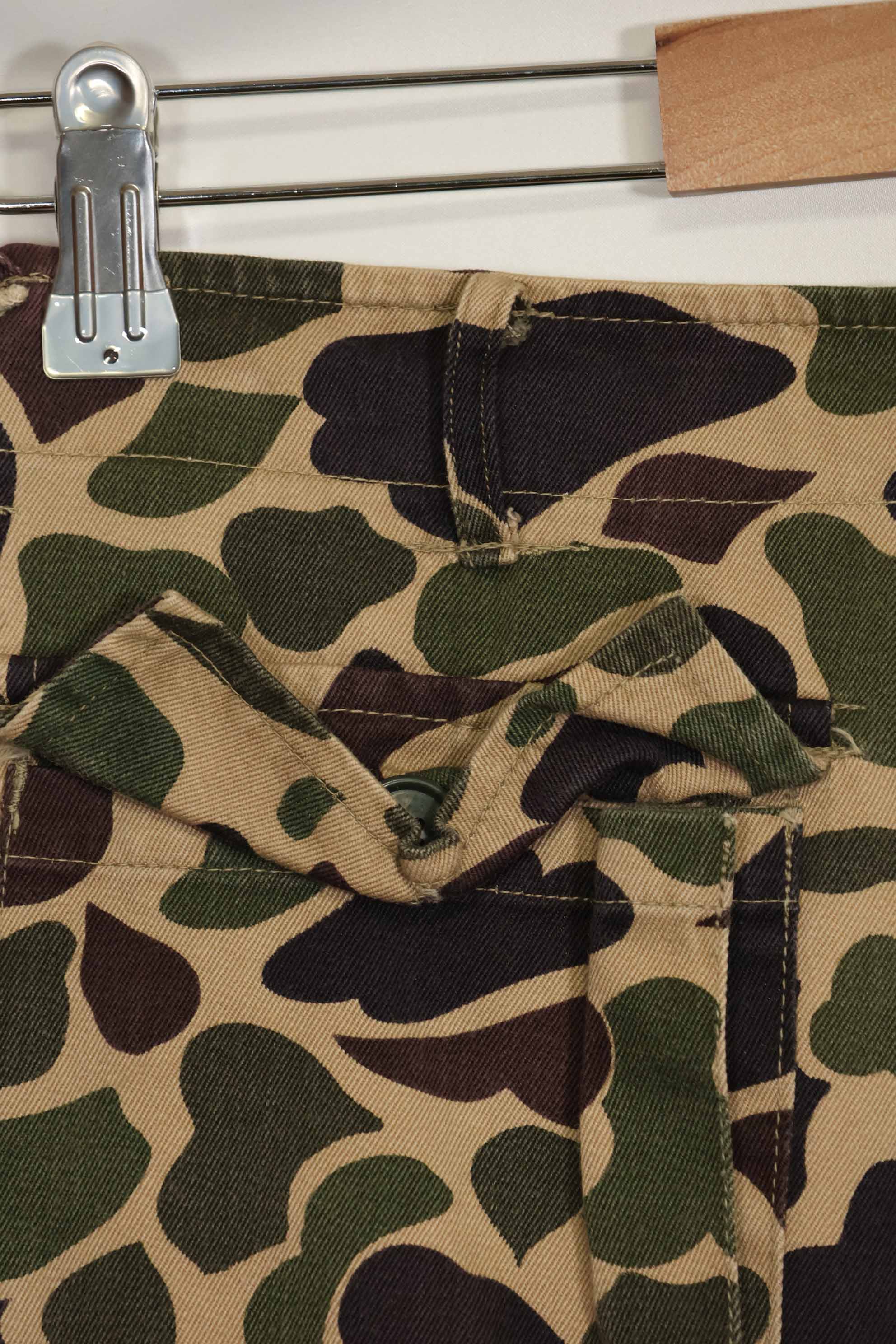 1960年代　CIDG　ベオガム迷彩　パンツ　ローカルメイド フロッグスキン迷彩　中古品