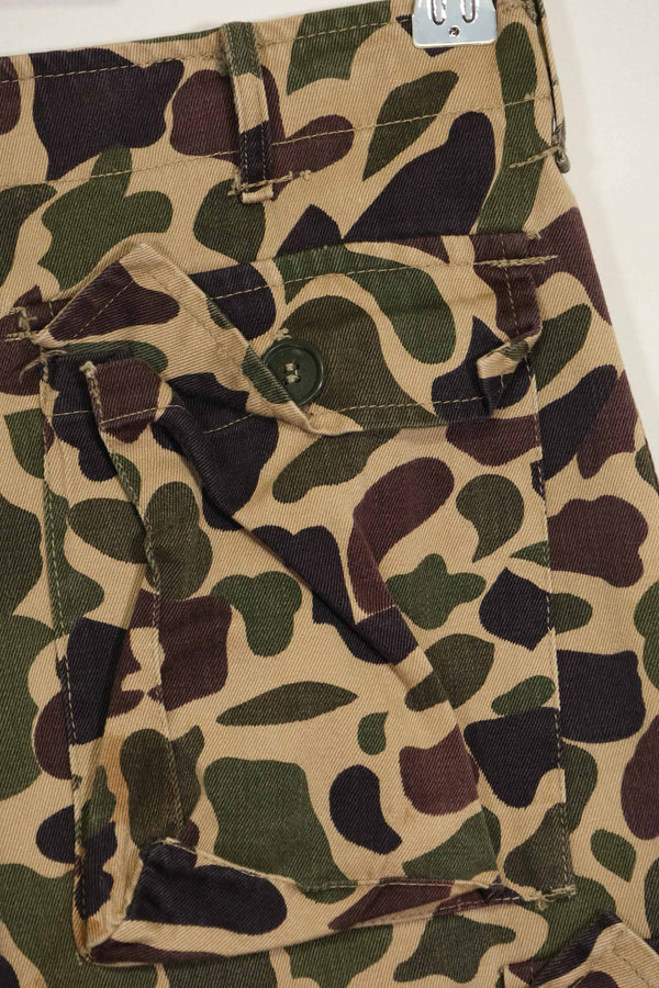 1960年代　CIDG　ベオガム迷彩　パンツ　ローカルメイド フロッグスキン迷彩　中古品