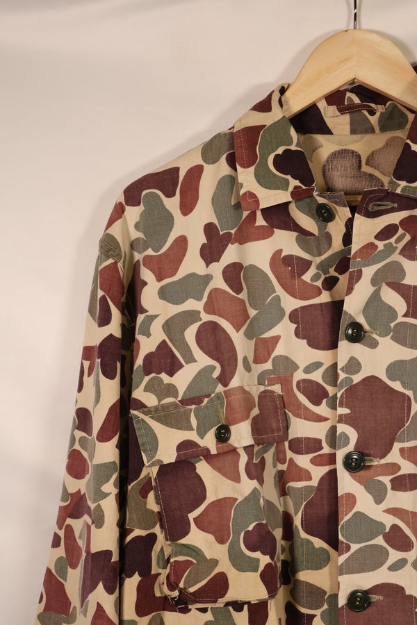 Mid-1960s, Oversized, CIDG, Beogam Camo, Locally Made, Frogskin Camo Shirt, Lightweight Fabric, Used