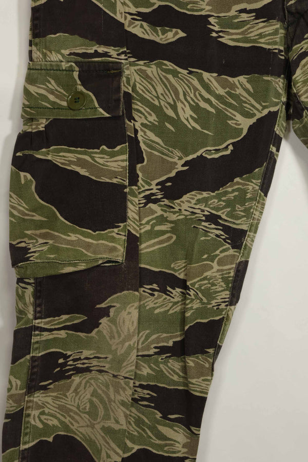 1960年代　沖縄タイガー　タイガーストライプ　パンツ　USカット　大きめパンツ　中古品