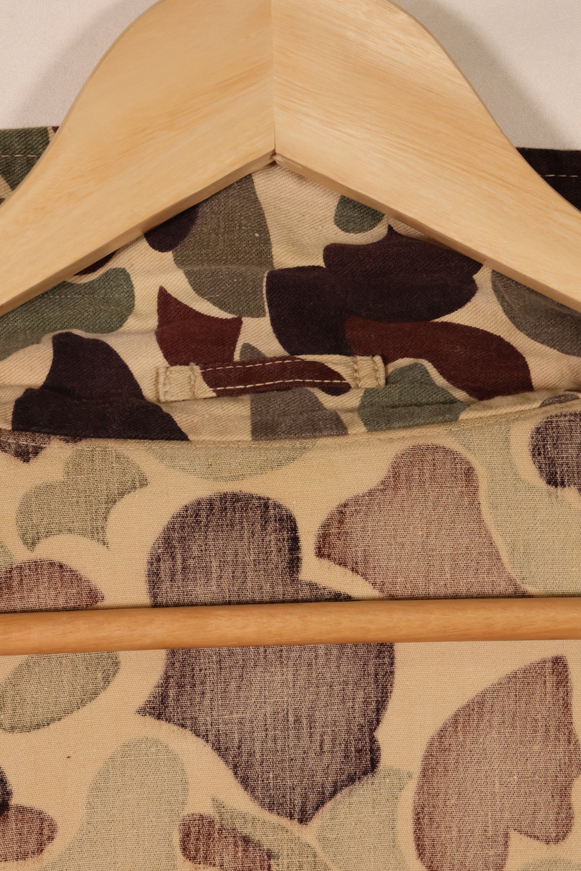 Mid-1960s, Oversized, CIDG, Beogam Camo, Locally Made, Frogskin Camo Shirt, Lightweight Fabric, Used