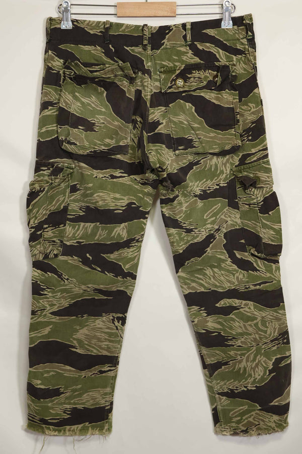 1960年代　沖縄タイガー　タイガーストライプ　パンツ　USカット　大きめパンツ　中古品