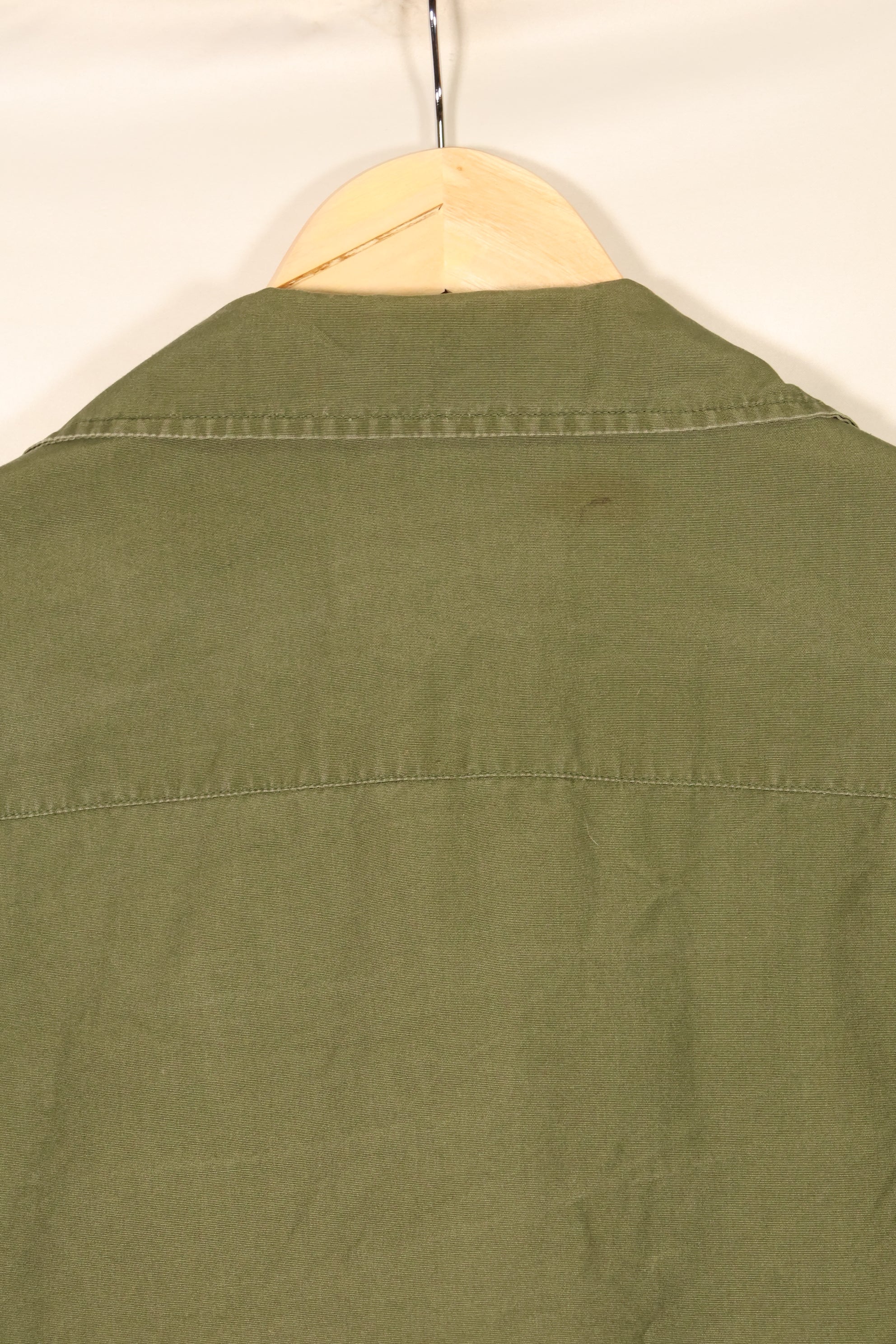 Contract item from around 1967—M-S 3rd Model Jungle Fatigue Jacket with patch (added later)—Used