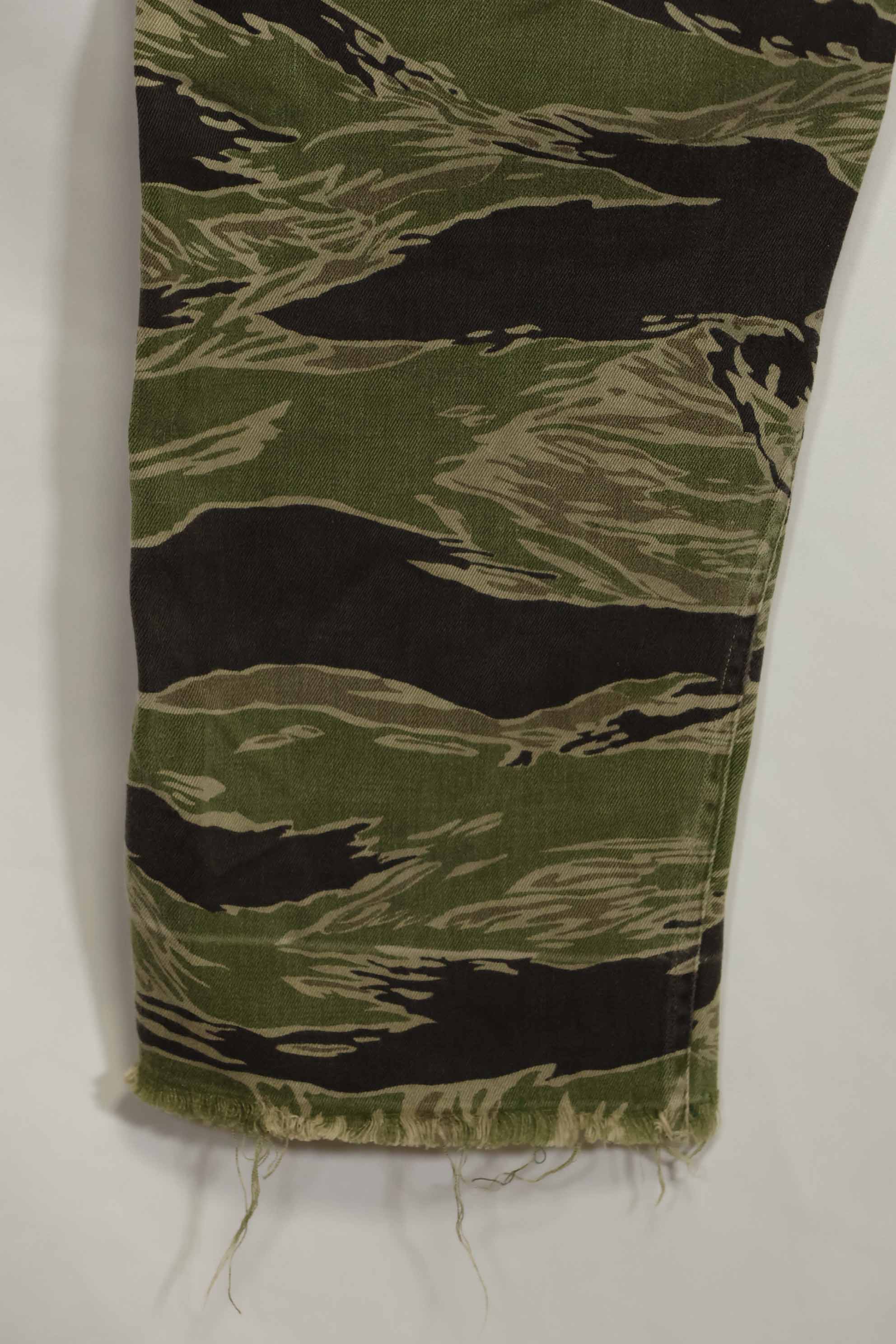 1960年代　沖縄タイガー　タイガーストライプ　パンツ　USカット　大きめパンツ　中古品