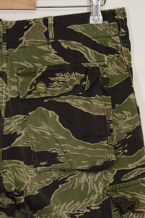 1960年代　沖縄タイガー　タイガーストライプ　パンツ　USカット　大きめパンツ　中古品