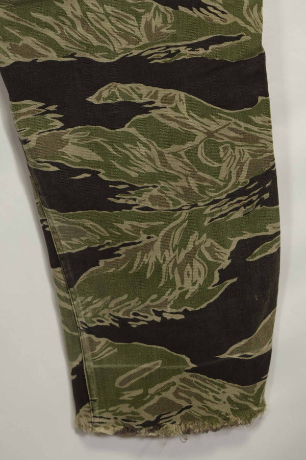 1960年代　沖縄タイガー　タイガーストライプ　パンツ　USカット　大きめパンツ　中古品