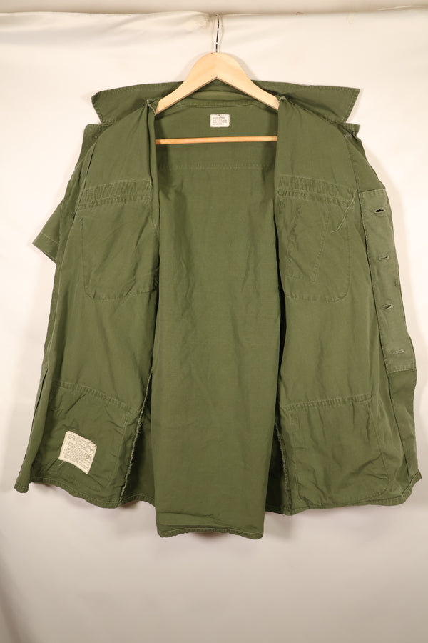 1968年契約　M-R　4th Model ジャングルファティーグ　ジャケット　USN　半袖カスタム　中古品