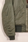 1970 Contract Medium USAF USAF L2-B Flight Jacket Used ALPHA INDUSTRIES, Inc.