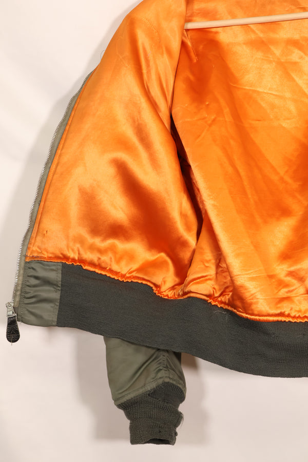 1970 Contract Medium USAF USAF L2-B Flight Jacket Used ALPHA INDUSTRIES, Inc.