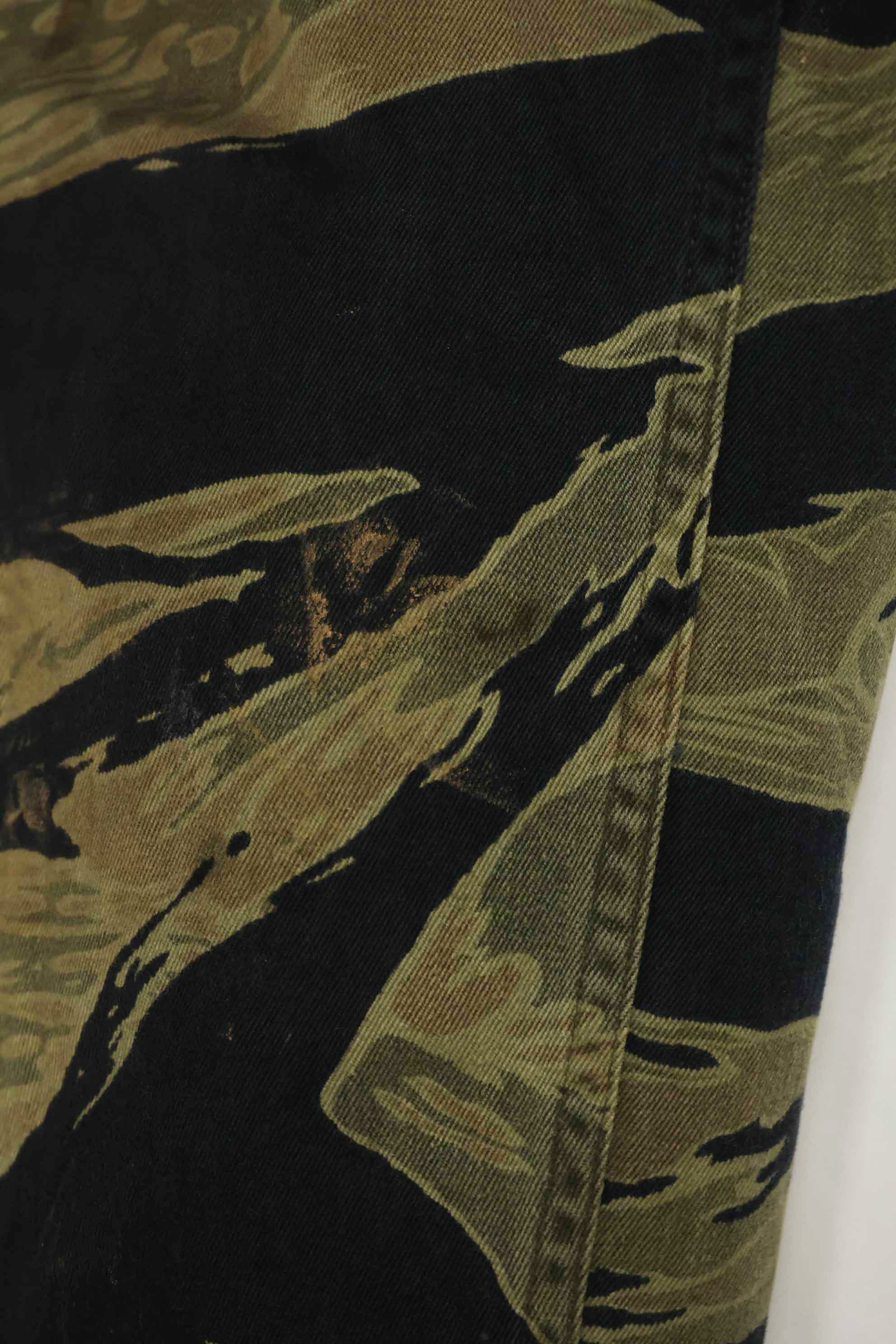 1960年代　ファットタイガー　タイガーストライプ　パンツ　Asian カット　中古品