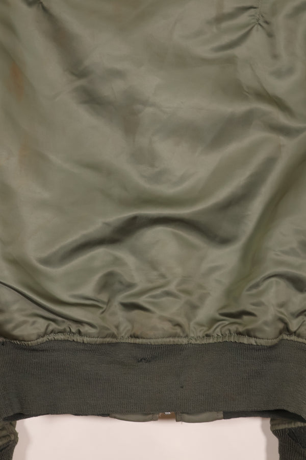 1970 Contract Medium USAF USAF L2-B Flight Jacket Used ALPHA INDUSTRIES, Inc.