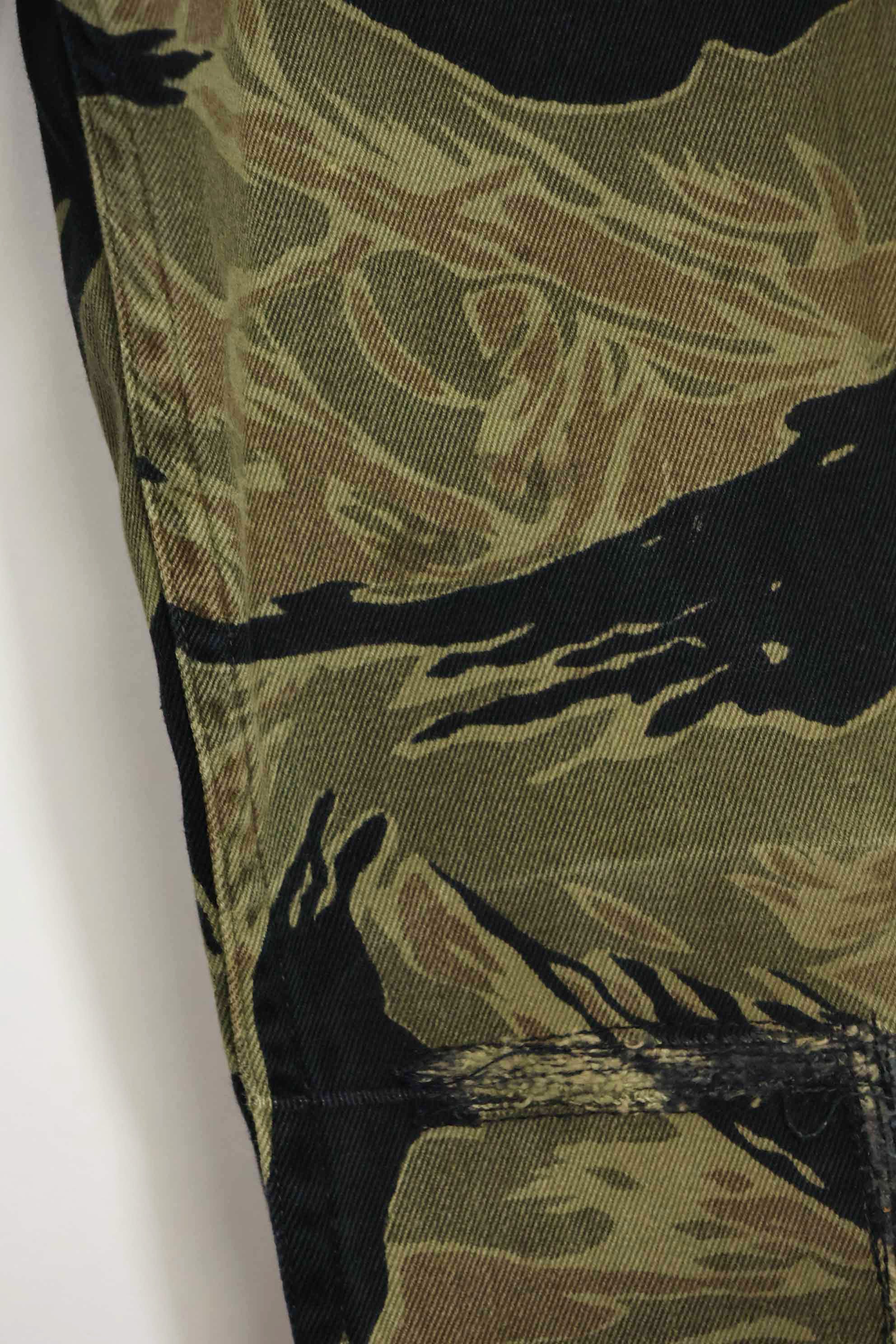 1960年代　ファットタイガー　タイガーストライプ　パンツ　Asian カット　中古品