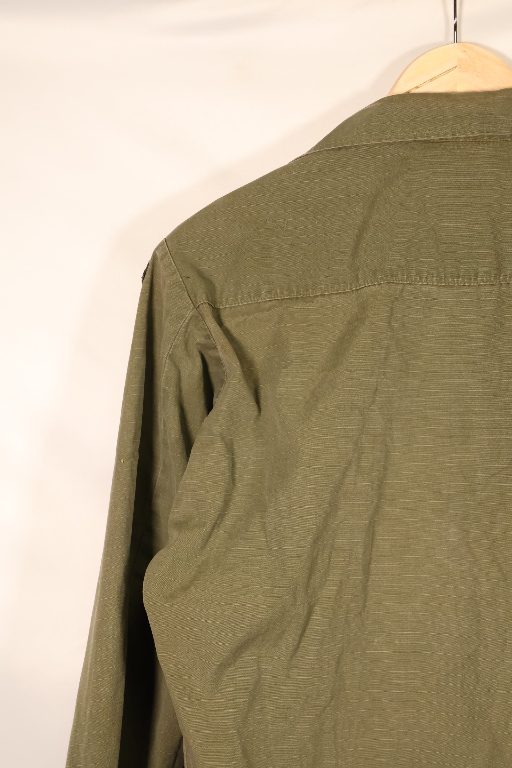 1968年契約　S-L　4th Model リップストップ　ジャングルファティーグ　ジャケット　パッチ付き　中古品