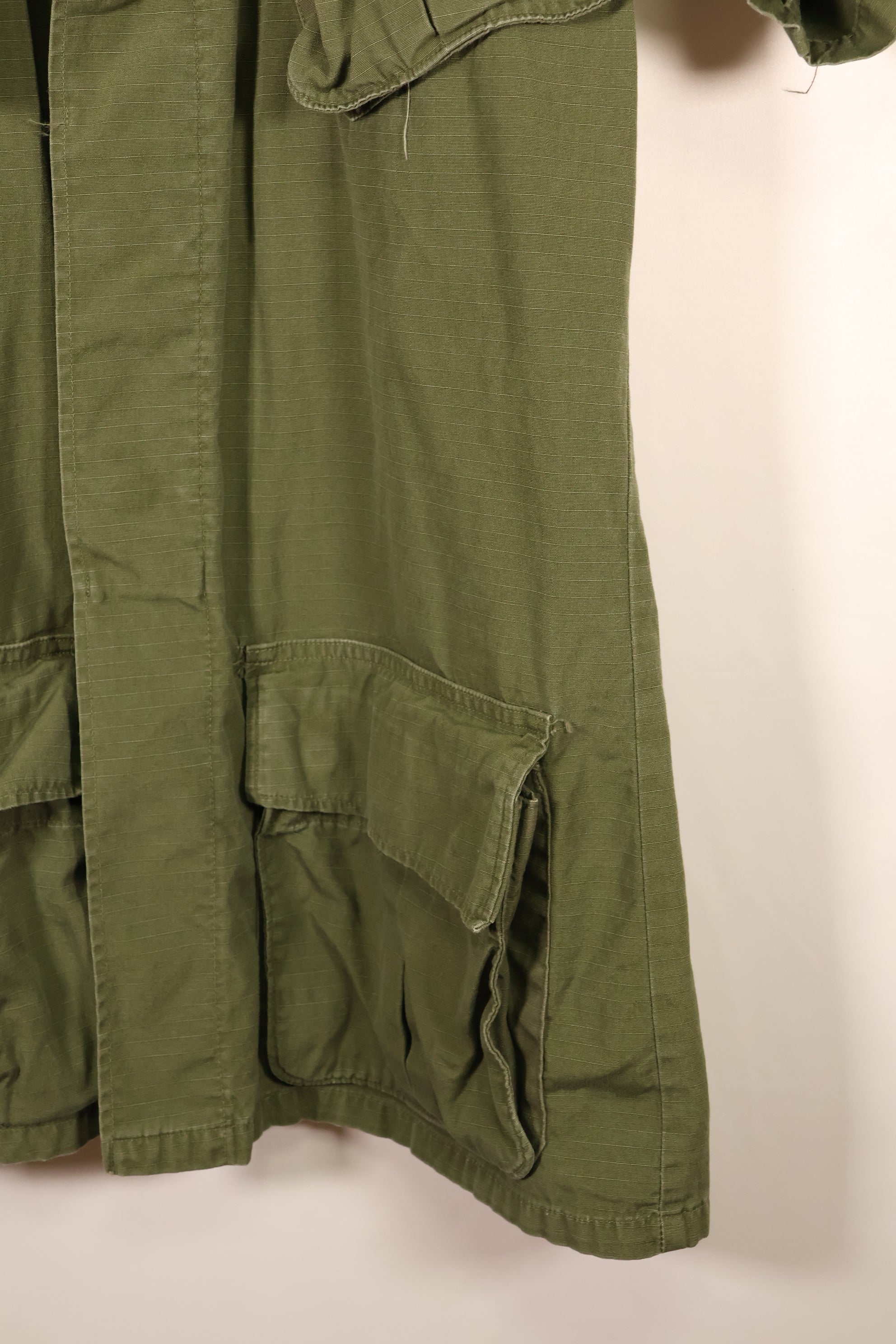 1969年契約　S-L　テイラー跡あり　4th Model ジャングルファティーグ　ジャケット　USAF　半袖カスタム　中古品