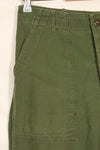 1960s TYPE 1 estimated MEDIUM US Army OG-107 Utility Pants Baker Pants Used A