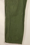 1960s TYPE 1 estimated MEDIUM US Army OG-107 Utility Pants Baker Pants Used A