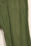 1960s TYPE 1 estimated MEDIUM US Army OG-107 Utility Pants Baker Pants Used A