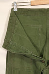 1960s TYPE 1 estimated MEDIUM US Army OG-107 Utility Pants Baker Pants Used A