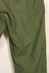 1960s TYPE 1 estimated MEDIUM US Army OG-107 Utility Pants Baker Pants Used A