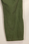1960s TYPE 1 estimated MEDIUM US Army OG-107 Utility Pants Baker Pants Used A