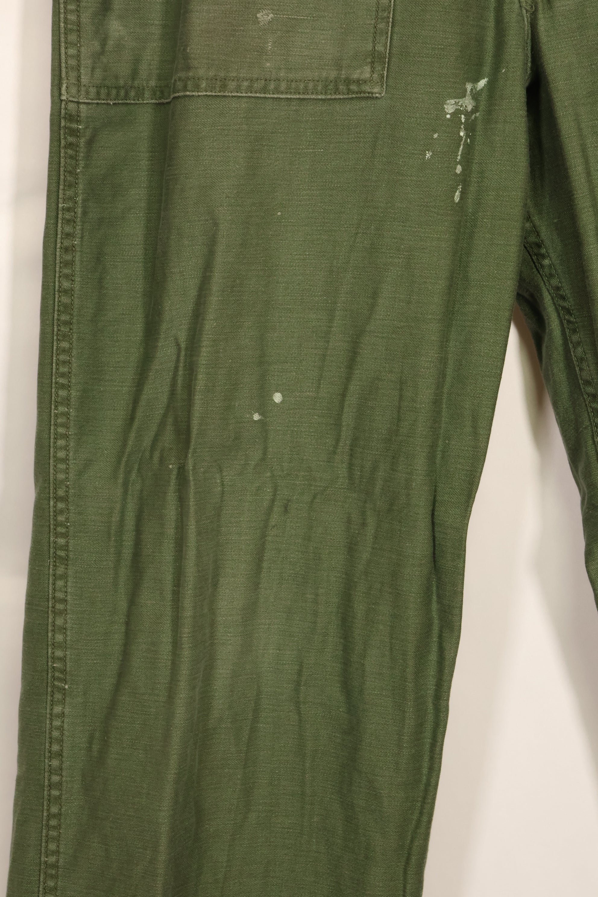 1960s TYPE 1 MEDIUM US Army OG-107 Utility Pants Baker Pants Used B