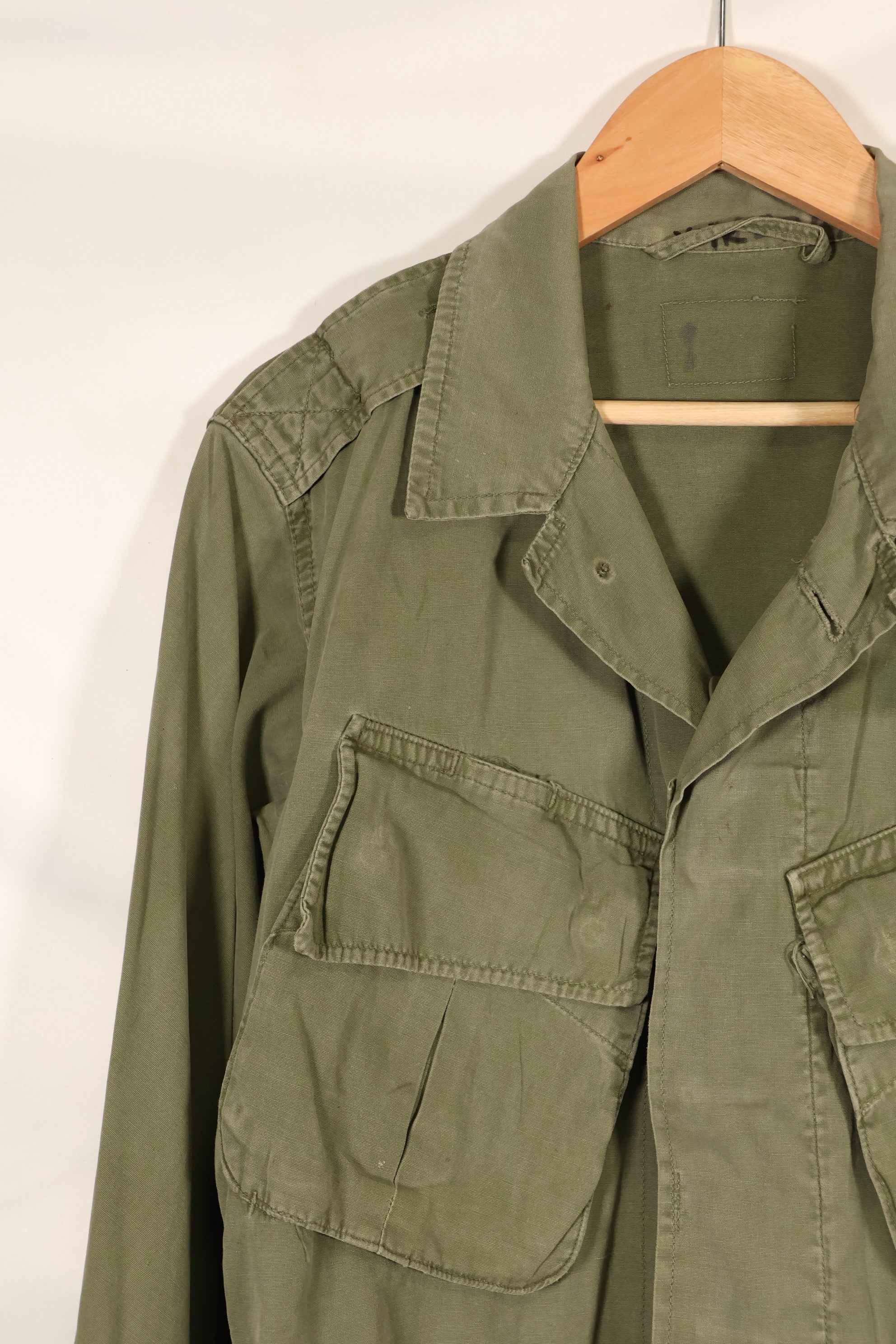 Early 1960's Estimated S-S Japanese 2nd Model Jungle Fatigue Jacket FEC Contract Individual Used