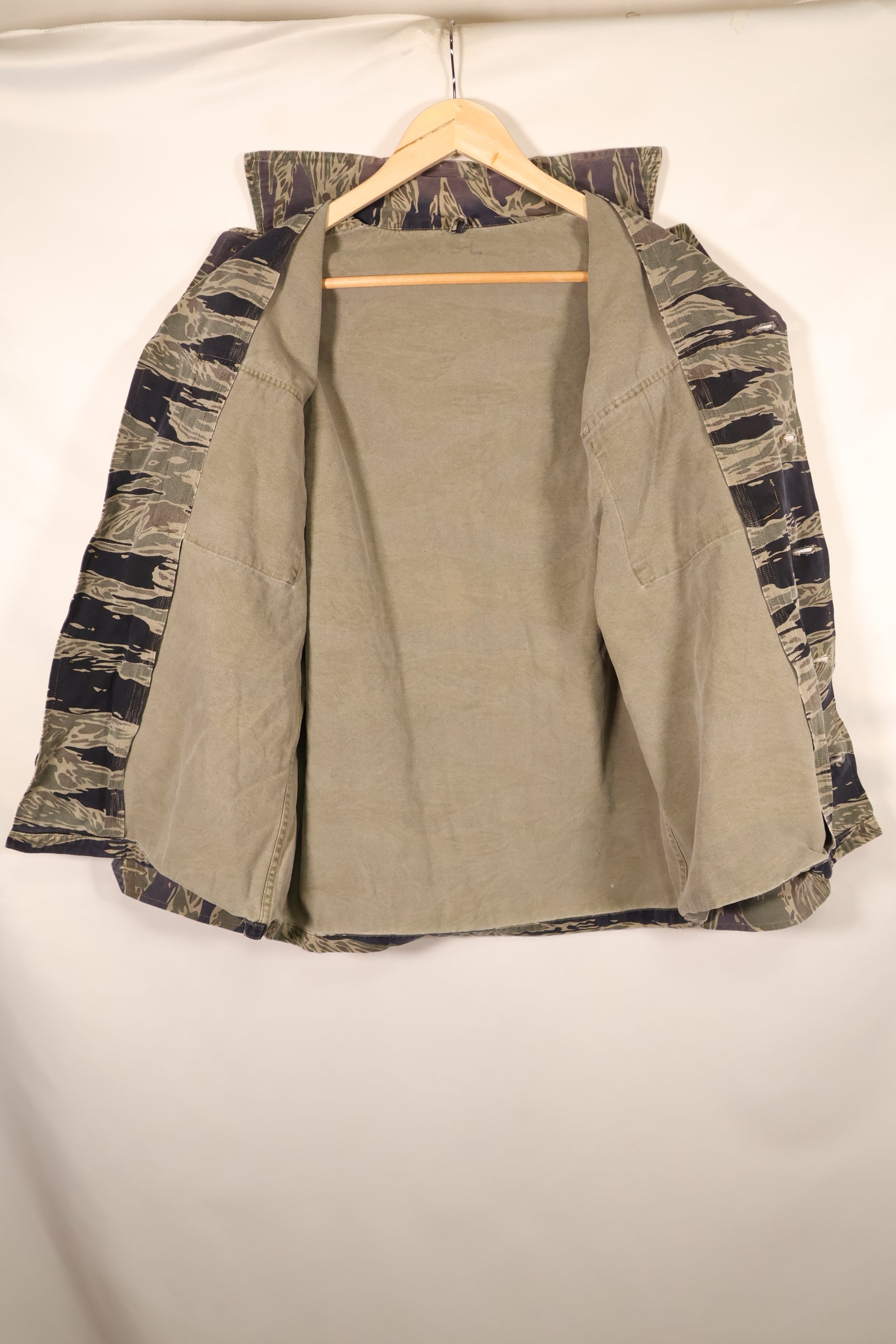 2000年ごろ　US-L　大阪 MASH 製　シルバータイガー　USカット　タイガーストライプ　レプリカ　中古品