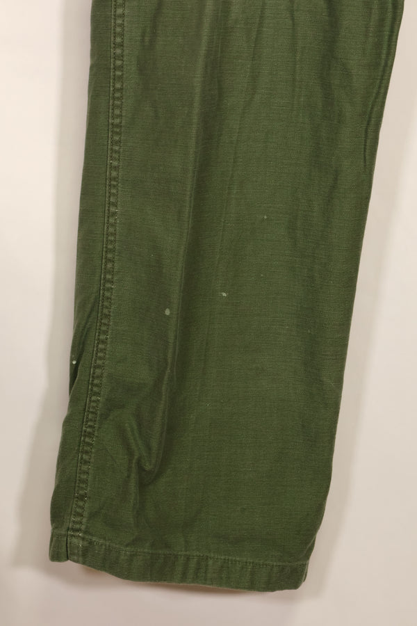 1960s TYPE 1 MEDIUM US Army OG-107 Utility Pants Baker Pants Used B