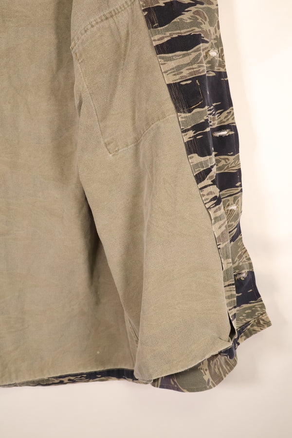 2000年ごろ　US-L　大阪 MASH 製　シルバータイガー　USカット　タイガーストライプ　レプリカ　中古品