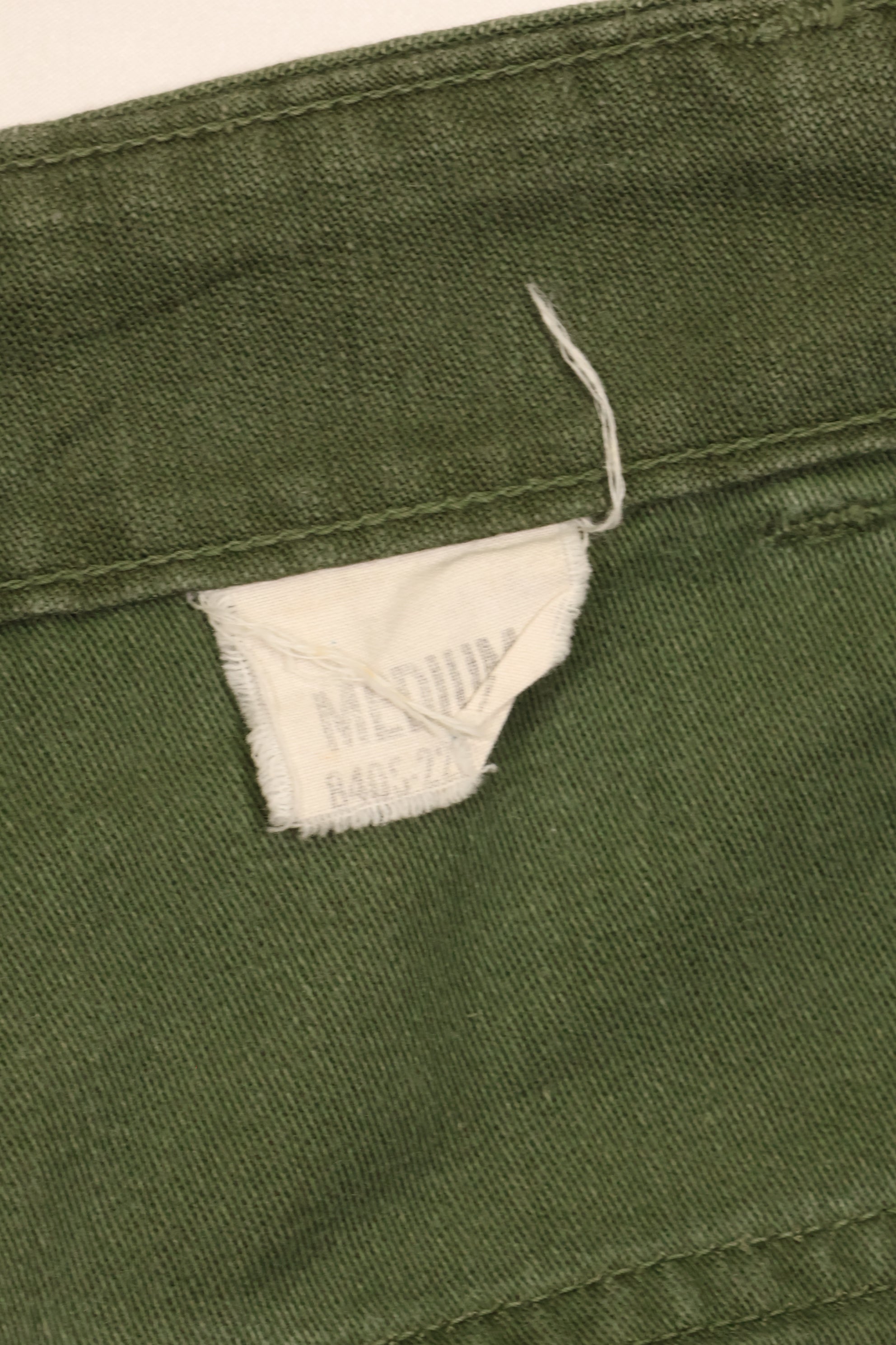 1960s TYPE 1 MEDIUM US Army OG-107 Utility Pants Baker Pants Used B