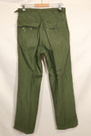 1960s TYPE 1 MEDIUM US Army OG-107 Utility Pants Baker Pants Used B