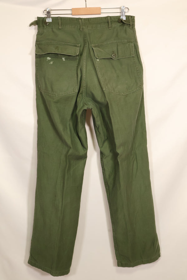 1960年代　TYPE 1　MEDIUM アメリカ軍　OG-107 ユーティリティパンツ　ベイカーパンツ　中古品　B