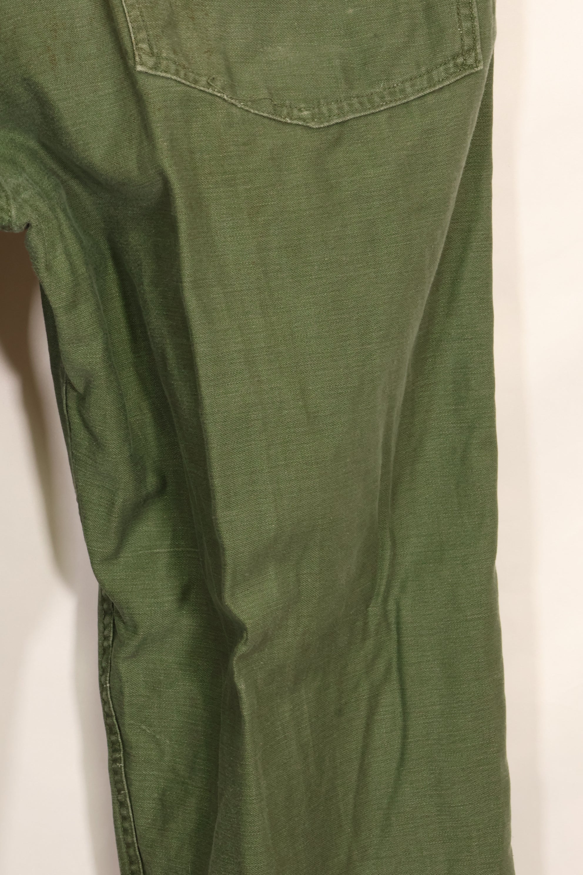 1960s TYPE 1 MEDIUM US Army OG-107 Utility Pants Baker Pants Used B